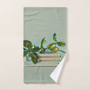 Librarian birthday gift hand towel