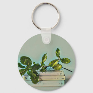 Librarian birthday gift key ring