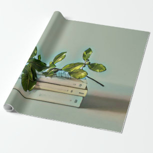 Librarian birthday gift wrapping paper