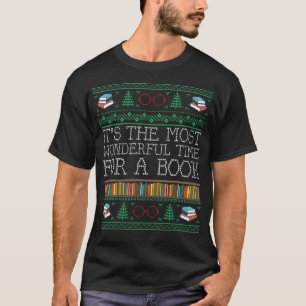 Librarian Books Reading Ugly Christmas s T-Shirt