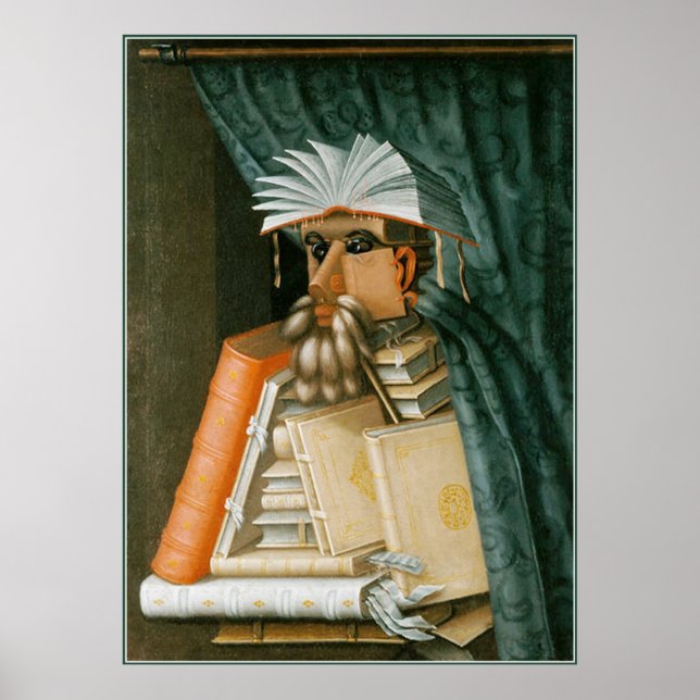 Librarian by Giuseppe Arcimboldo Poster (Front)