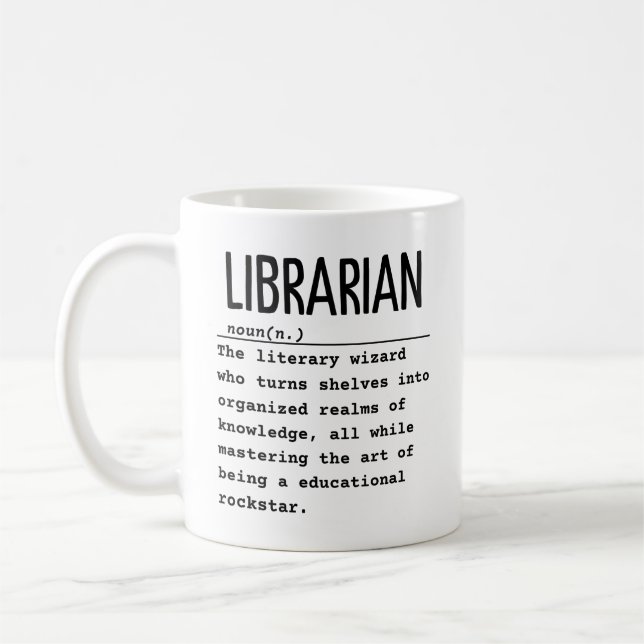 Librarian Coffee Mug (Left)