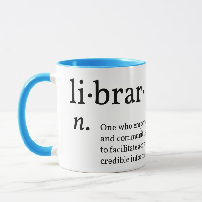 Librarian definition mug (Left)