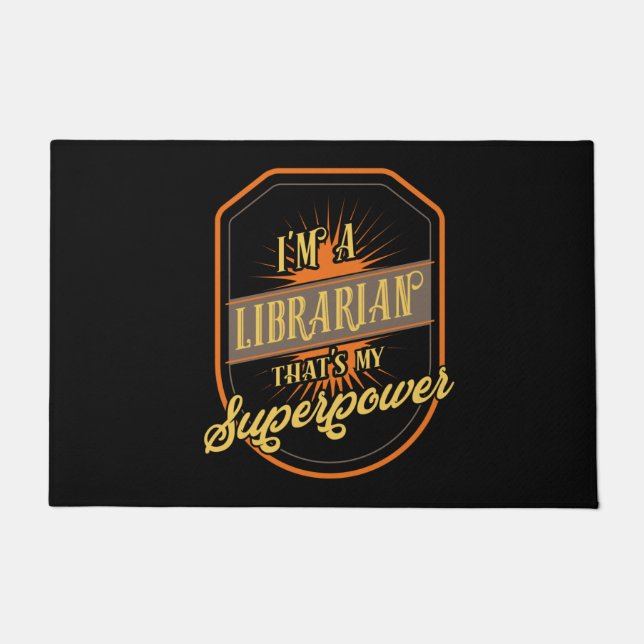 Librarian Doormat (Front)