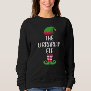 Librarian Elf Family Matching Group Christmas Paja Sweatshirt