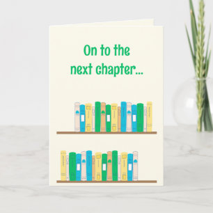 Librarian / English Teacher Retirement Card