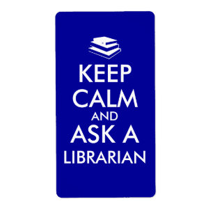 Librarian Gifts Keep Calm Ask a Librarian Custom