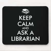 Librarian Gifts Keep Calm Ask a Librarian Custom