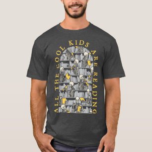 Librarian Halloween All The Cool Kids Are Reading  T-Shirt