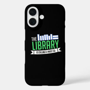 Librarian Library Books Gift iPhone 16 Case