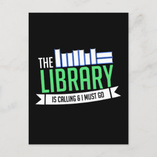 Librarian Library Books Gift Postcard