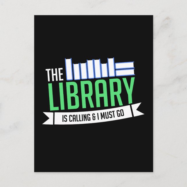 Librarian Library Books Gift Postcard (Front)