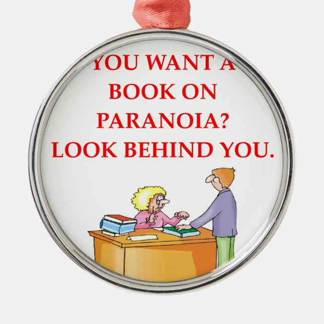 LIBRARIAN METAL TREE DECORATION (Front)