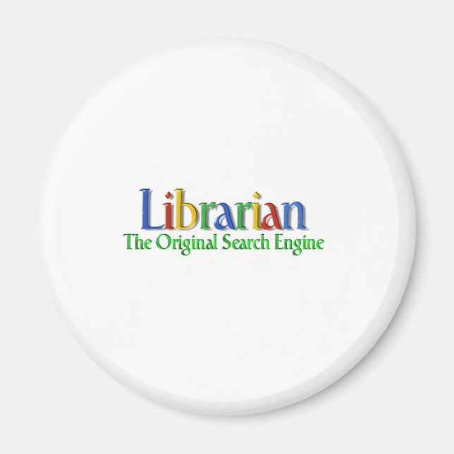 Librarian Original Search Engine Magnet (Front)