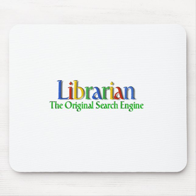 Librarian Original Search Engine Mouse Pad (Front)