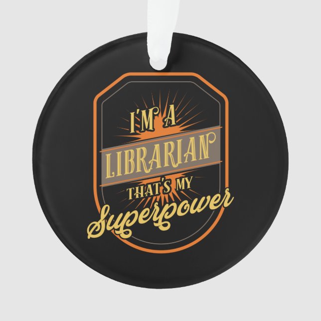Librarian Ornament (Front)
