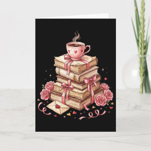 Librarian Reader Books Valentine Teacher Valentine Card