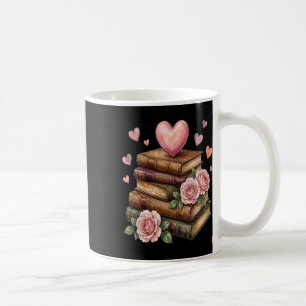 Librarian Reader Books Valentine Teacher Valentine Coffee Mug