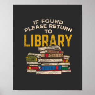 Librarian Reading Gift Poster