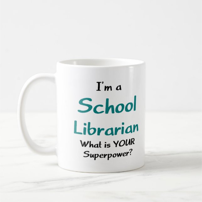 librarian school coffee mug (Left)