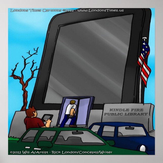 Libraries Of The New Generation Funny Poster (Front)