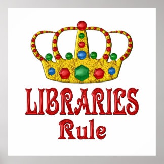 LIBRARIES Rule Poster