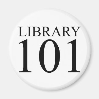 LIBRARY 101 MAGNET