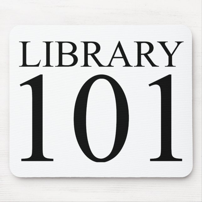 LIBRARY 101 MOUSE PAD (Front)