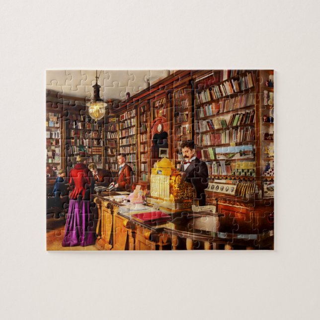 Library - A novel idea 1895 Jigsaw Puzzle (Horizontal)