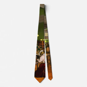 Library - Adult's reading 1900 Tie