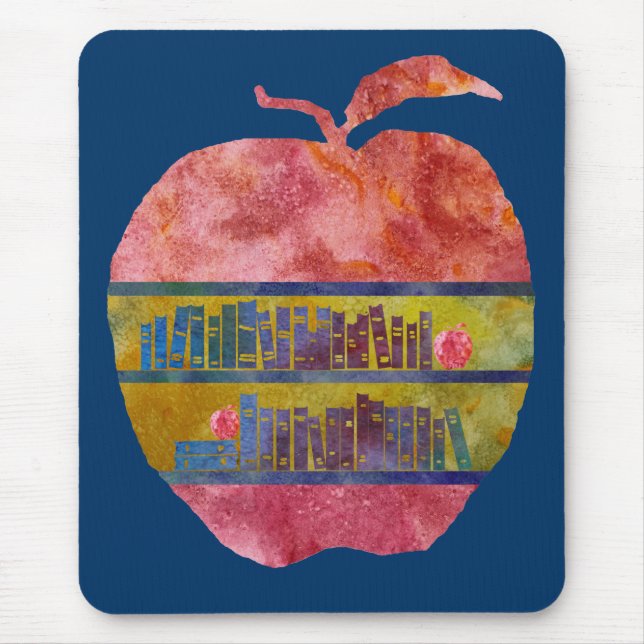 Library Apple Mouse Pad (Front)