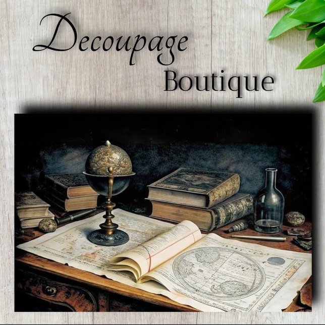 Library Art Decoupage Tissue Paper (Library Art Decoupage Tissue Paper)