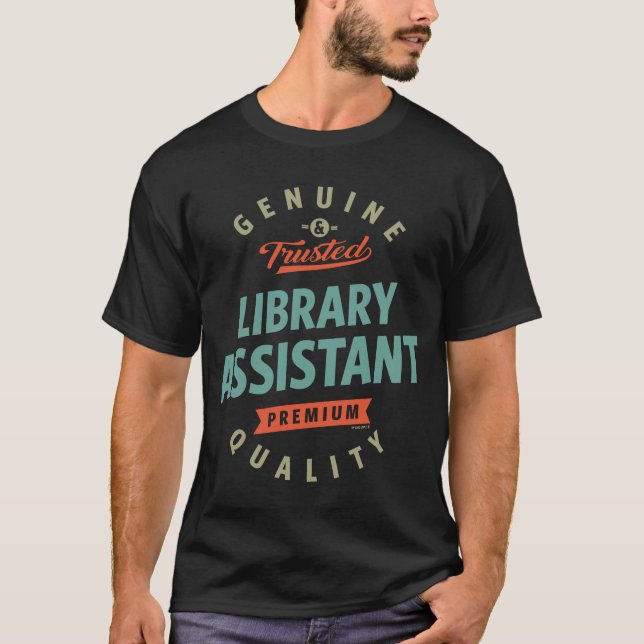 Library Assistant T-Shirt (Front)