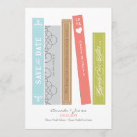 Library Book Save the Date