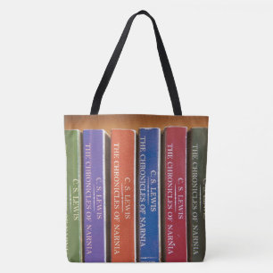 Library Books All-Over-Print Tote Bag
