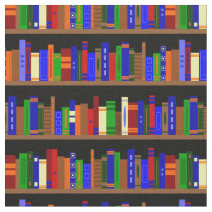 library books bookshelf librarian fabric
