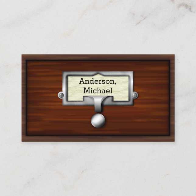 Library Books Catalogue Writer Author Librarian Wo Business Card (Front)