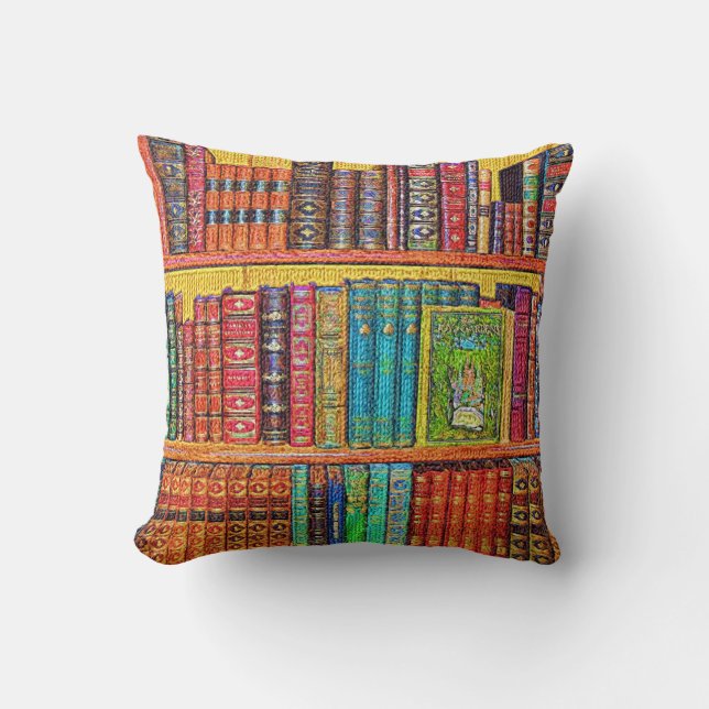 Library Books Cushion (Front)