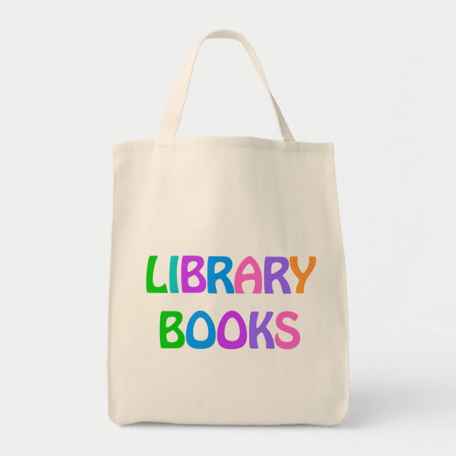 LIBRARY BOOKS Tote Bag (Front)