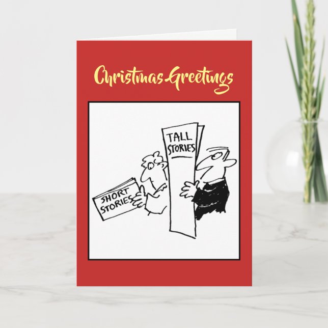 Library, Bookshop or Bookstore Christmas Card (Front)