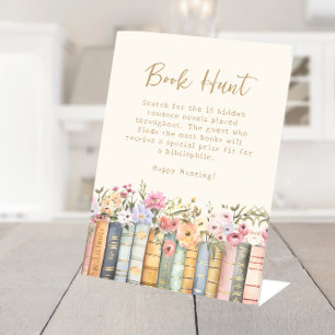 Library Bridal Game Sign