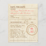 Library Card Save the Date<br><div class="desc">Library themed Save the Date Card. This fun design looks like a vintage Library Card,  with space to add in your Names,  Wedding Date and small Note to your guests,  Additional space on the backside for hotel/travel information and/or a wedding website URL.</div>