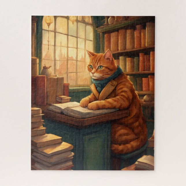 library cat #14 puzzle (Vertical)