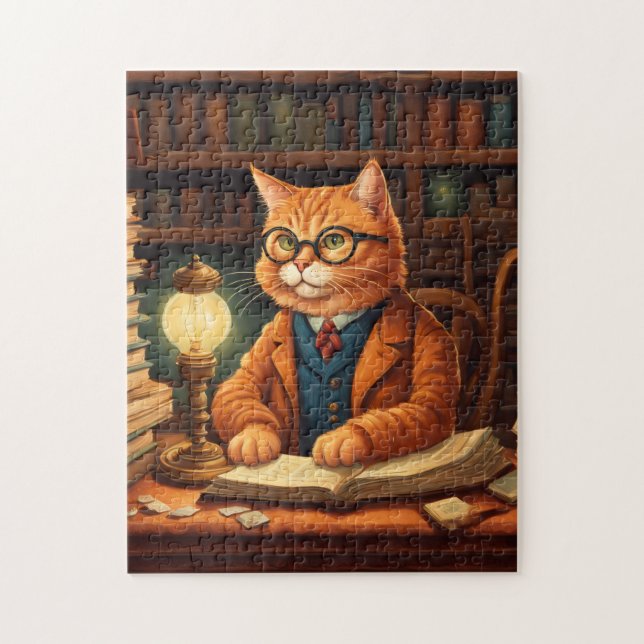 library cat #15 puzzle (Vertical)