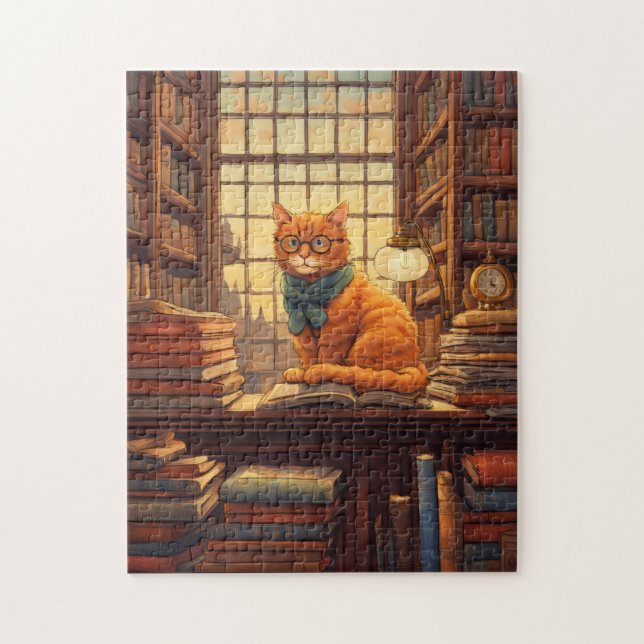 library cat #4 puzzle (Vertical)