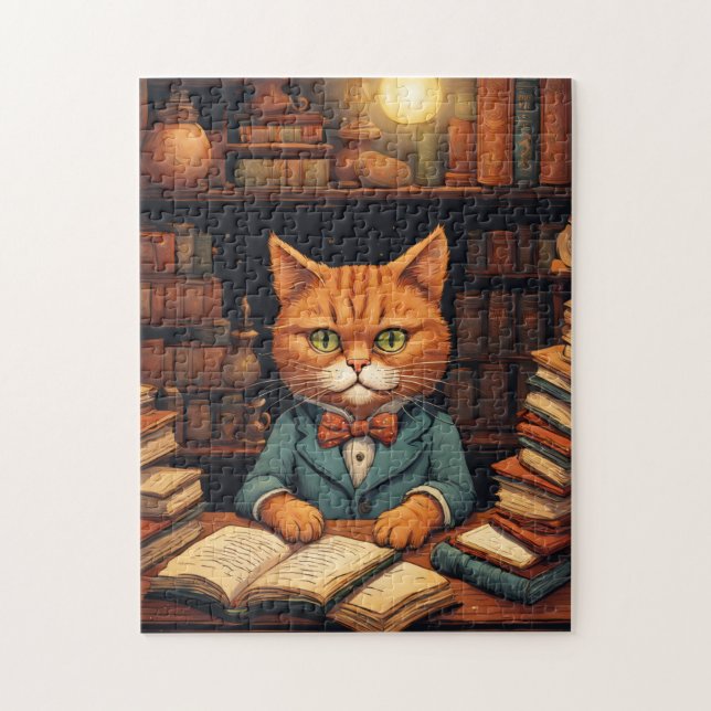 library cat #5 puzzle (Vertical)