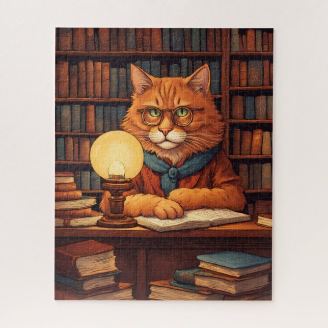 library cat #9 puzzle (Vertical)