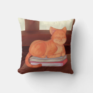 Library Cat Cushion