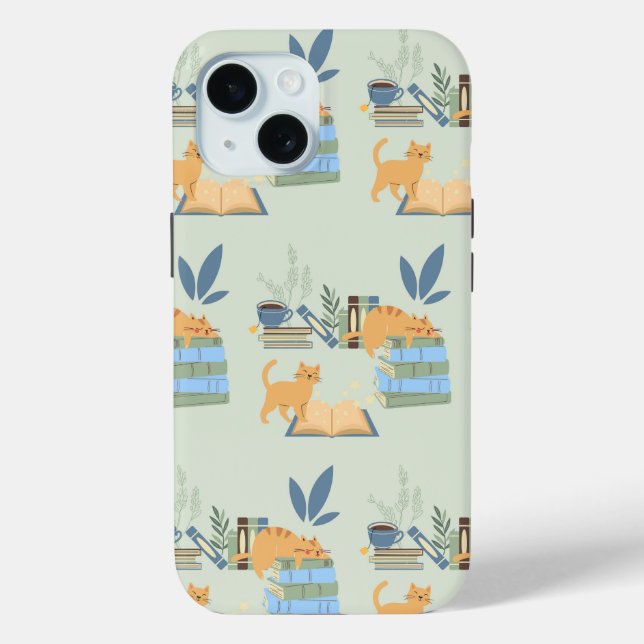 Library Cats Case-Mate iPhone Case (Back)