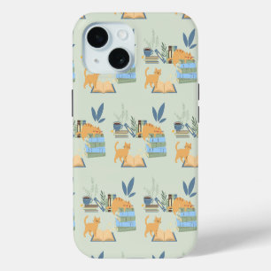 Library Cats iPhone 15 Case